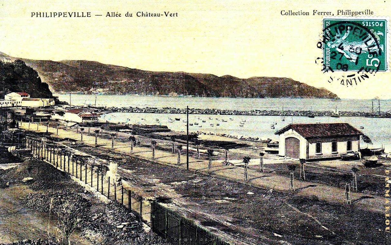 Philippeville - Allee du Chateau-Vert  - 1908.jpg